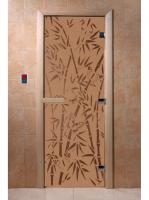 Дверь Doorwood Бамбук и бабочки бронза матовое