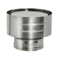 Дефлектор на трубу с изоляцией (AISI 439/0.5 мм) D-115x200