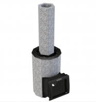 Дровяная банная печь Grill'D Violet 200 Long Max Stone
