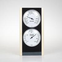 Термометр гигрометр с черной рамкой V-T079(вертикальный)