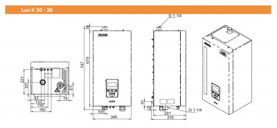 Котел отопительный электрический ZOTA "Lux-X"-36