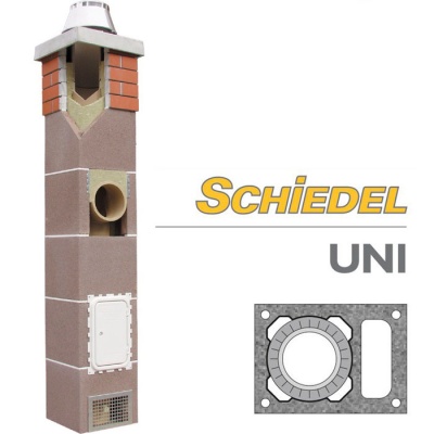 Schiedel UNI одноходовой дымоход с вентиляцией 250 мм